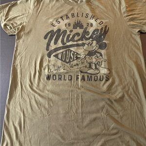 Mickey Mouse Graphic T-Shirt camo green